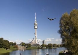 Olympiaturm tower in Munich, Germany — a country with a well-structured healthcare system