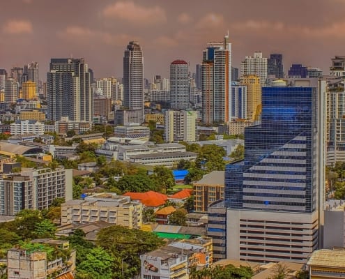 Bangkok city is one of the top six south asian destinations for global nomads